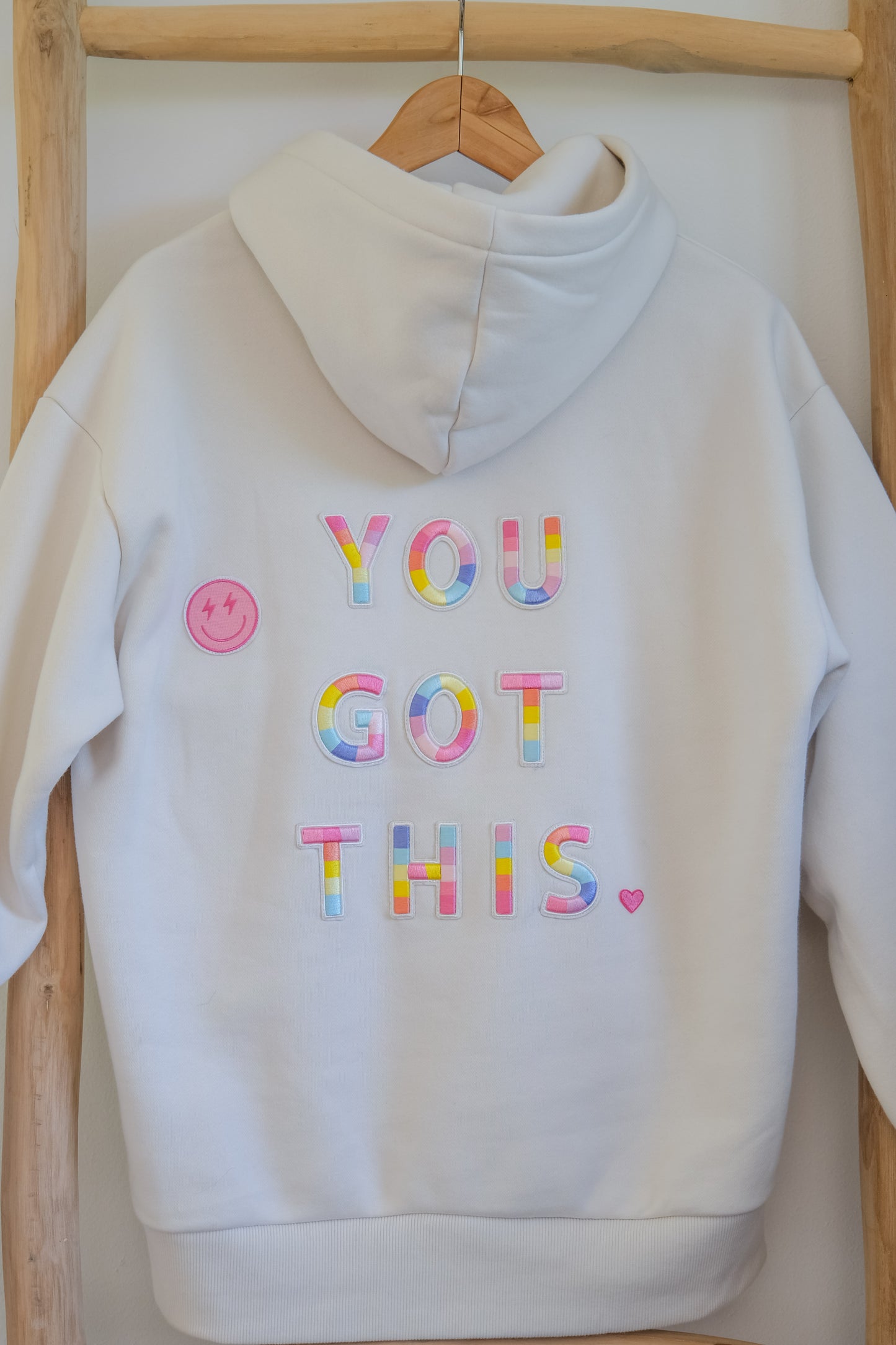 Patchwork Hoodie - YOU GOT THIS