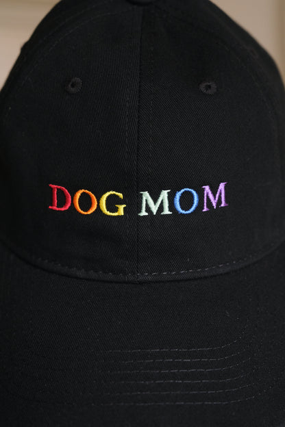 "DOG MOM" Cap - schwarz