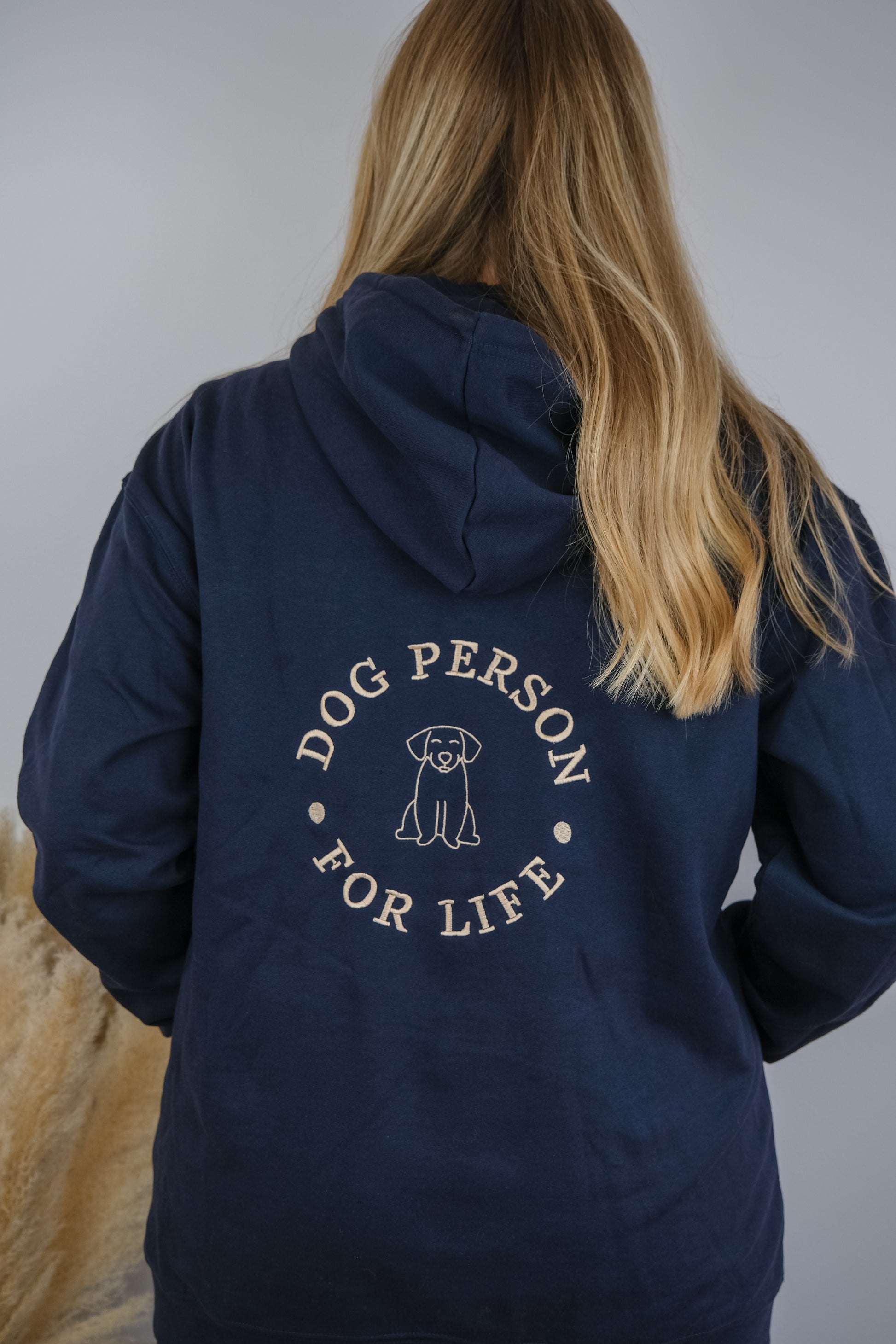 DOG PERSON FOR LIFE (1 Bestickungsfarbe möglich)