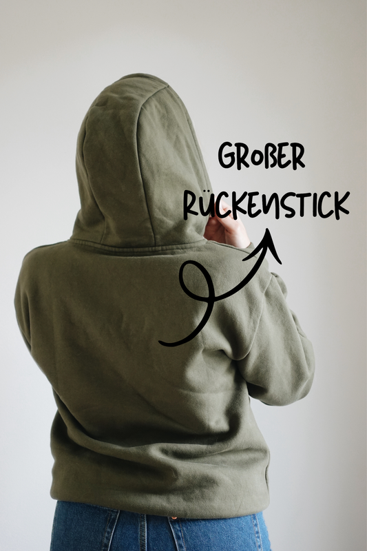 Oversized Zip-Up Hoodie - Statement