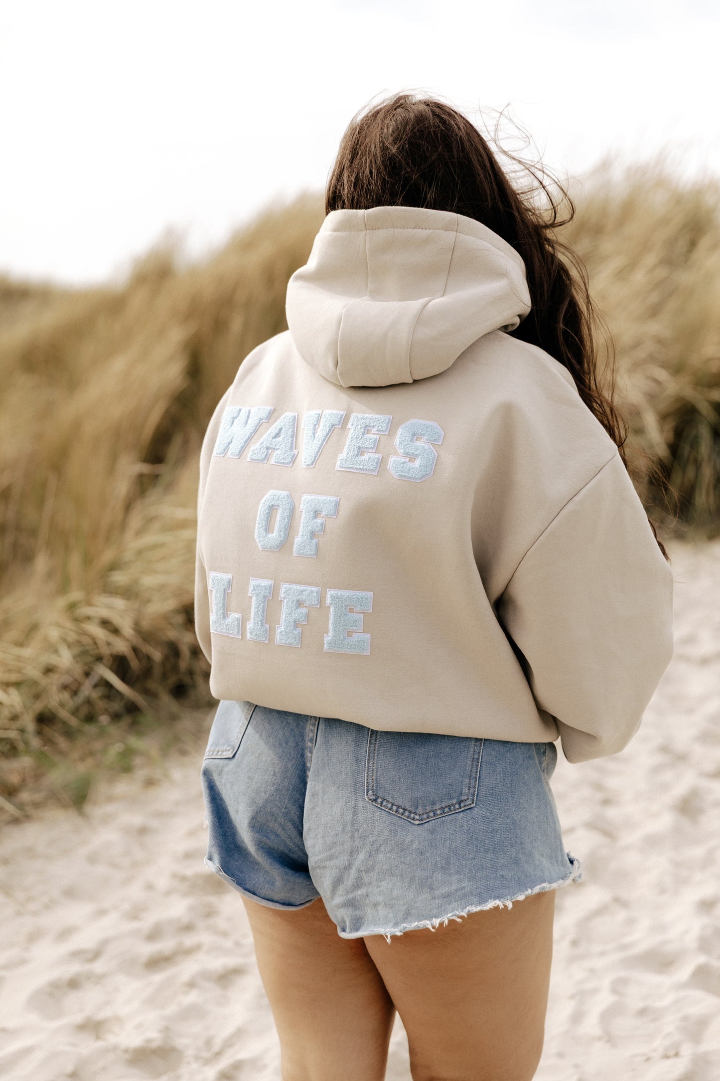 Patchwork Hoodie - WAVES OF LIFE