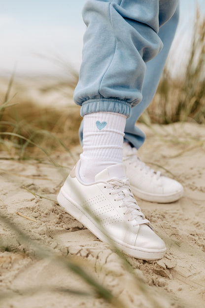 Premium Tennissocken, bestickt "Herzchen"