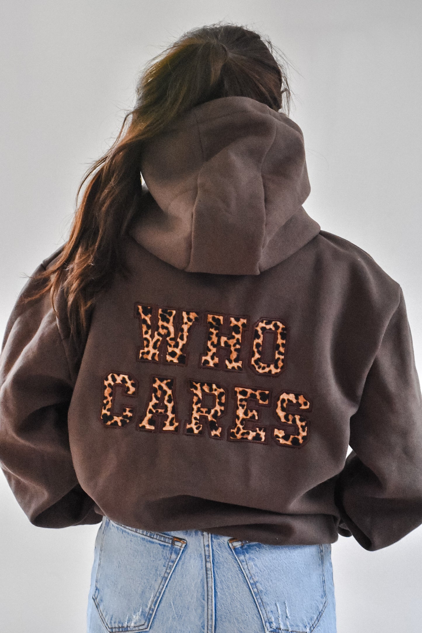"WHO CARES" Hoodie - Partnerlook
