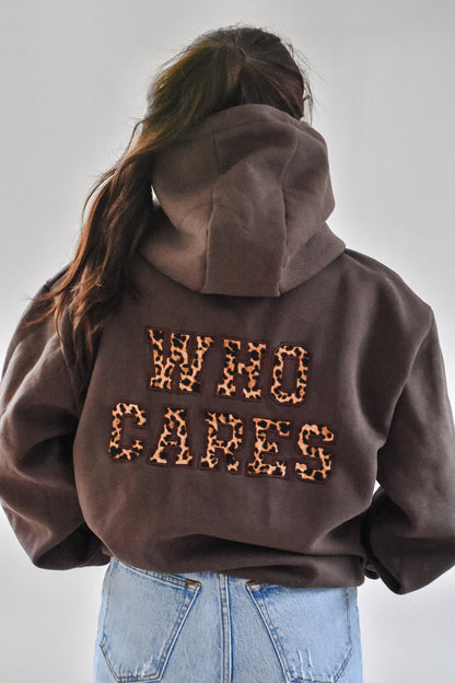 "WHO CARES" Hoodie - Partnerlook