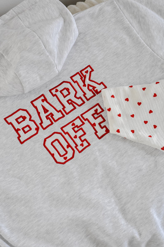 "BARK OFF" Hoodie - Partnerlook
